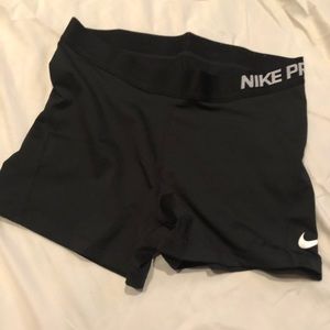 Nike pro running shorts size LG